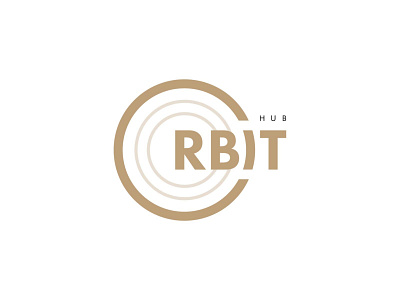 Orbit Hub brand branding challenge coworking coworking space design dribbble hub identity logo logotype mark
