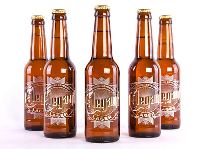 Brunnen beer typography