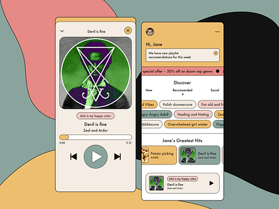 Music Player – Mobile UI