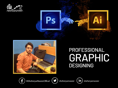 Professional Graphic & Web Designer 3d adobe illustrator adobe photoshop design flyer design graphic design graphic designer illustration logo logo design sheheryar naseer ui