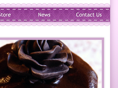 Website for gourmet baked goods