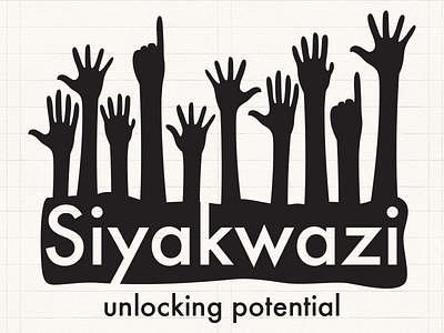 Siyakwazi Logo africa black charity education hands learning non profit zulu