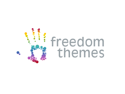 Freedom Themes Logo colorful colourful logo rainbow themes wordpress