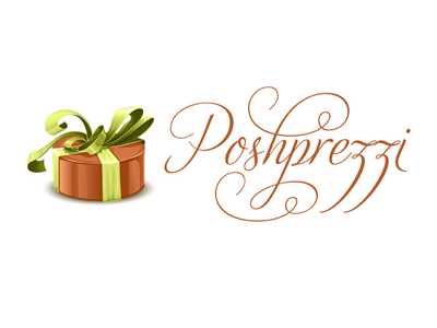 Poshprezzi Logo - Copper Lime variant concept copper feminine gift glyph lime logo