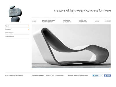 Minimalist Homepage Design clean grey minimal orange website white