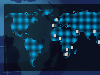 Tombstone Markers World Map blue earth globe map modern tombstone