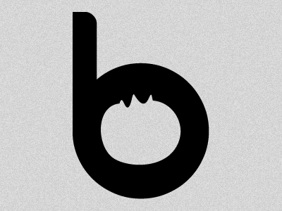 Berrry Logo Concept 2 - The B b berry fruit logo modern