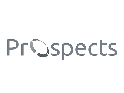 Prospects Logo 3 - Variation 2 circle clean frisbee grey logo modern simple