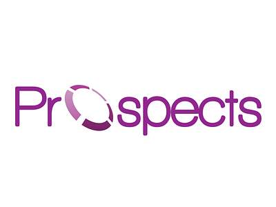 Prospects Logo - Final circle clean frisbee logo modern purple simple