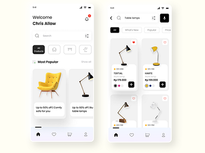 Furniture UI Design (E-commerce)