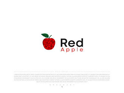 Red Apple | Logo Design,Brand Identity Design apple apple logo branding food logo graphic design logo logo design red apple