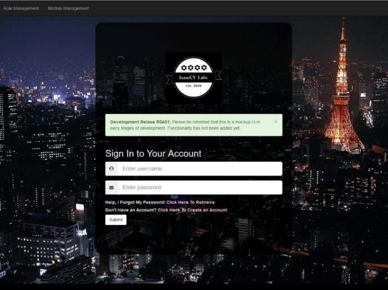 Inventory Management Login Page by Isaac on Dribbble