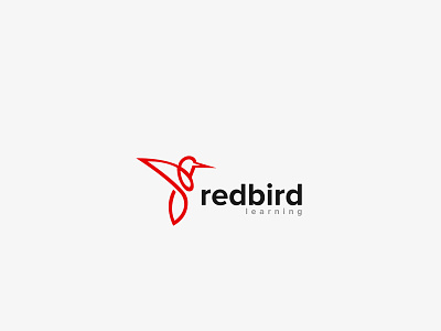 Education logo design bird education logo bird logo branding education education logo graphic design learning logo logo logo design redbird redbird education logo redbird logo