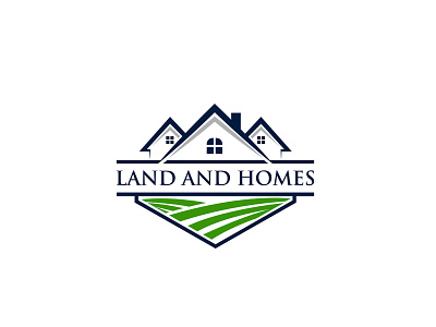 land & home logo design