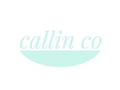 Callin Co. Logo branding design logo typography