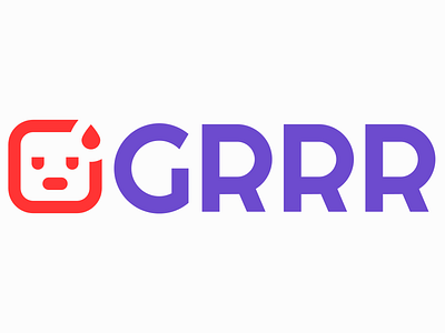 GRRR Logo branding design logo typography