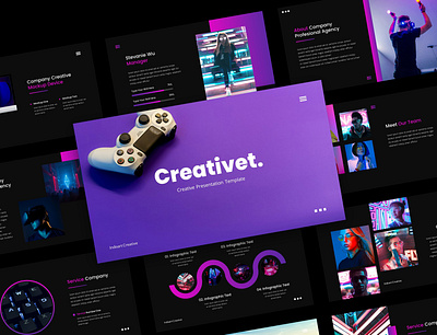 Creativet - Creative Presentation Template branding business corporate creative graphic design powerpoint pre presentation template