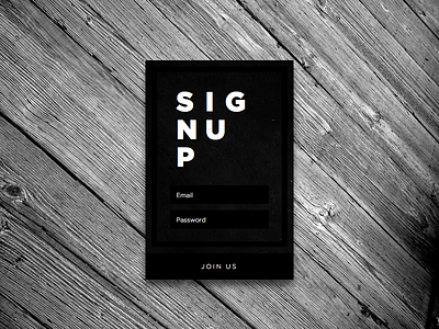 Sign up Form - Concept
