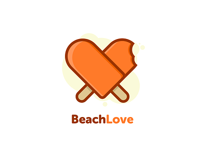 Beach Love / Logo Concept android beach icon ios logo love sea