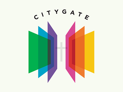 Citygate Logo Concept atlanta church city gate homeless hope icon logomark ministry service shelter typography