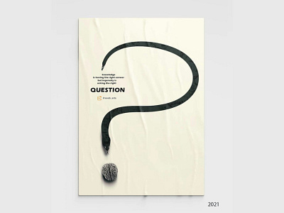 Question concept conceptart design graphic design poser poster posterdesign
