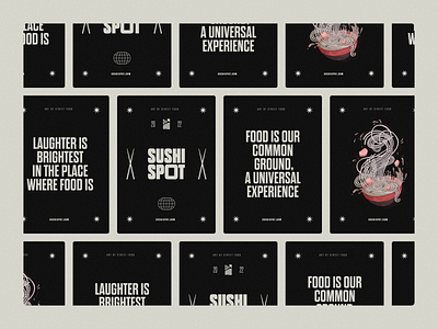 SushiSpot quotes branding design food graphic design illustration quote streetfood sushi