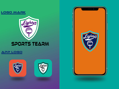 sports team logo 3d app icon app logo branding design graphic design illustration logo web logo
