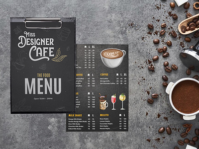 Menu Design for Designer Cafe ☕☕