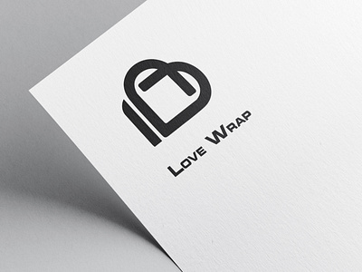 Love Wrap Logo (I+W) 3d logo app design app icon app icon design app logo app logo design branding design favicon graphic design icon design illustration logo