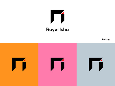 Royel Isha 3d logo app design app icon branding design graphic design icon design illustration logo