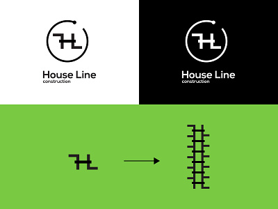 House Line Construction 3d logo app design app icon branding design graphic design icon design illustration logo