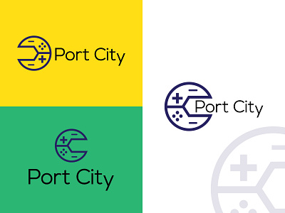 Port City 3d logo app design app icon branding design graphic design icon design illustration logo ui
