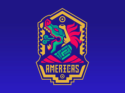 Americas Aztec age of empires aztec aztecs badge branding dragon escape champions league esport esport mascot esportlogo gaming logo mascot mayan mexico snake sport logo sportslogo tournament twitch