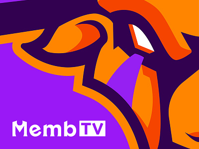 MembTV Close-up badge bull cow design esport esport logo esport mascot gaming illustration logo mascot mascot logo rebrand sportlogo sports sports logo sports logos sportslogo twitch vector