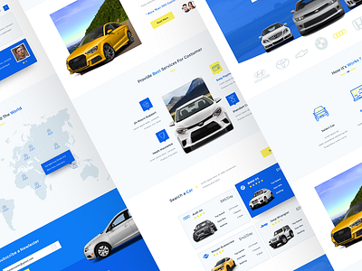 Otomo business car clean concept creative website