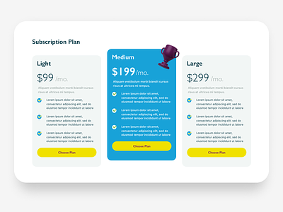 Subscription Section Template