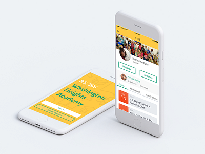 Concept School App app concept design ios ux