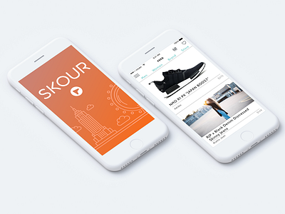 Skour Mobile App app ecommerce mobile shopping