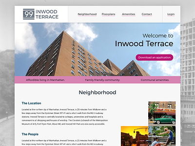 Apartment Building Website ui uidesign ux web webdesign webpage website