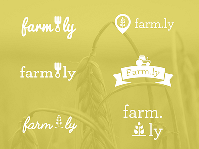 Farm.ly Hackathon Logo Exploration farm hackathon logo