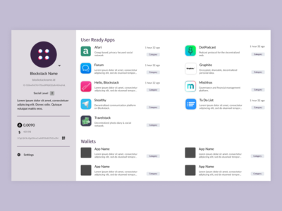Blockstack Landing Page Concept landing page figma dapp ethereum ux design app crypto