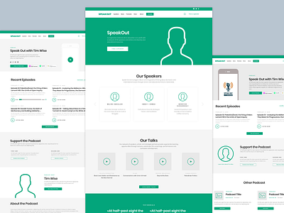 SpeakOut Redesign - Wireframes