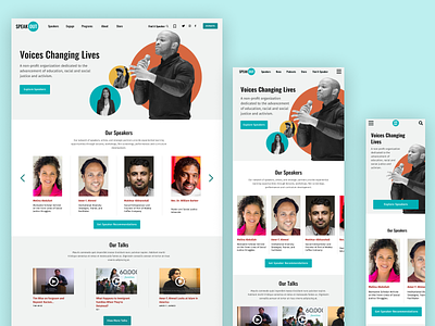 SpeakOut Responsive Layout