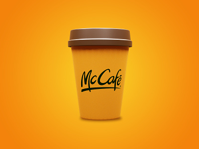 McCafe coffee cup 3d 3d illustration blender blender 3d coffee coffee cup high poly illustration mccafe