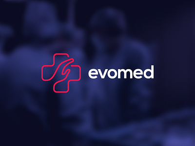 Evomed Logo branding care clinic clinical evomed health healthcare hospital medical medicine nursing