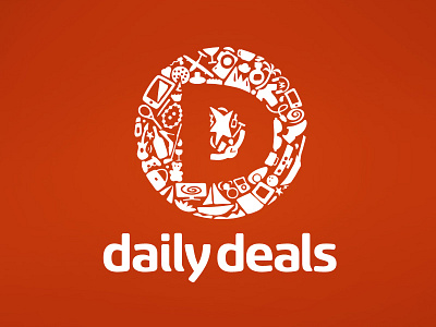 Logo concept for an online retailer daily deal logo retail vector