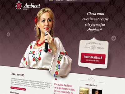 Website for traditional wedding singers from Romania ambient band botosani ethnic moldova romanian traditional wedding