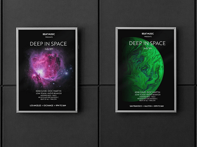 Deep In Space cover design illustration