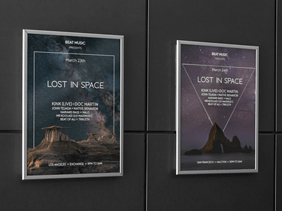 Lost In Space branding cover design graphic design illustration logo typography