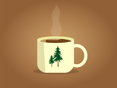 A Cup of Coffee beautiful cup with coffee capuccino christmas coffee christmas cup coffe mug coffee cup coffee time cup of coffee cup with trees dark coffee espresso latte white cup
